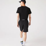 Lacoste Men's Ultra Light 8-inch Short (Black/White) - RacquetGuys.ca