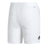 adidas Men's Club Stretch Woven 7-Inch Short (White/Black)