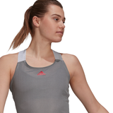 adidas Women's AeroReady Primeblue Y-Tank Top (Grey)