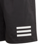 adidas Boys Club 3 Stripes Shorts (Black/White)