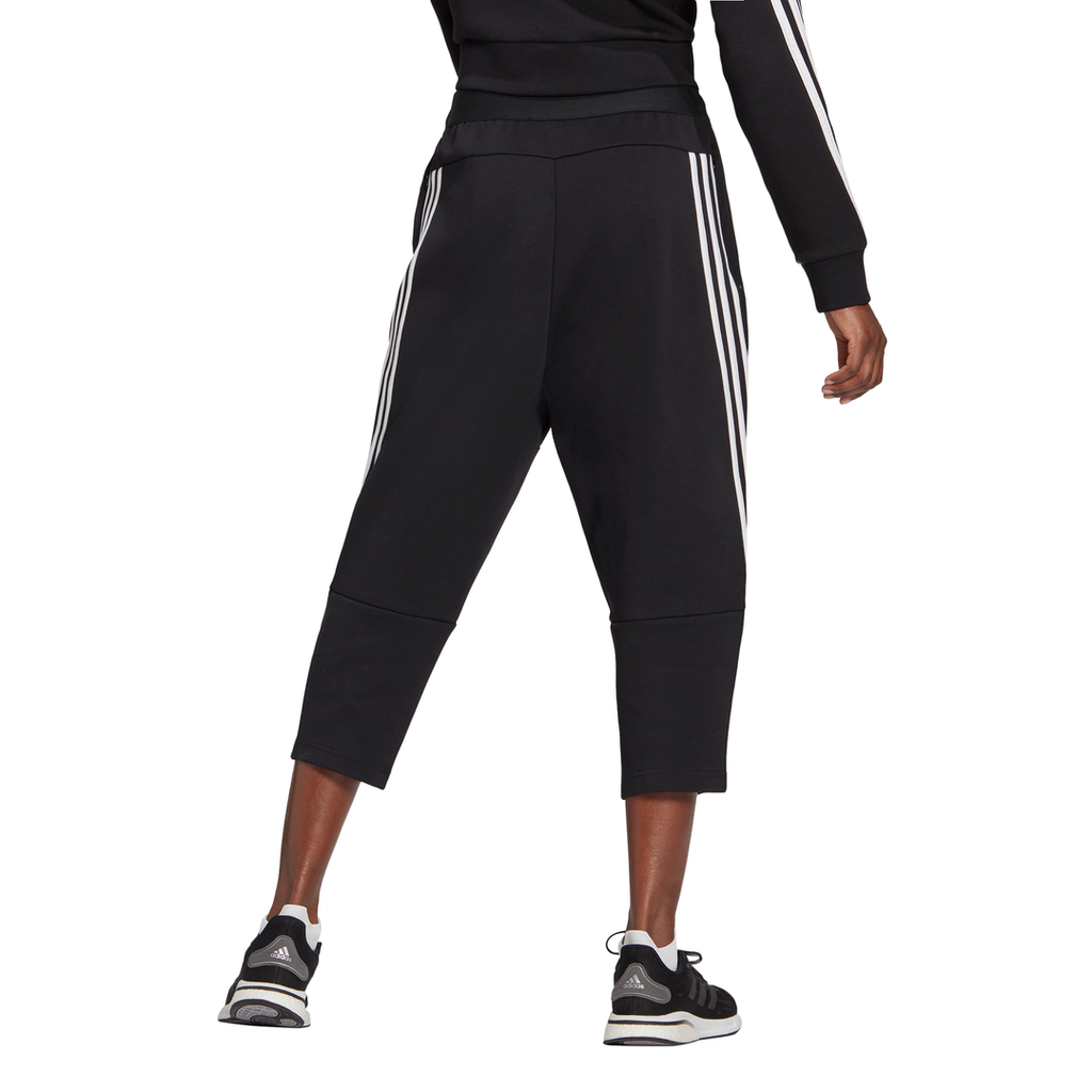 adidas Originals Women's 3-Stripes Cropped Track Pants - Black -  Clearance | eBay