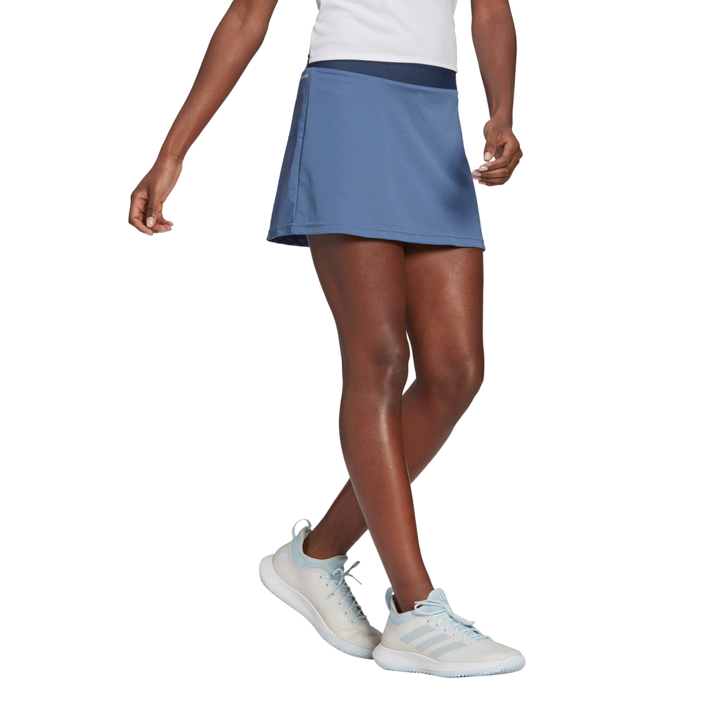 adidas Women's Club Skirt (Crew Blue/White)