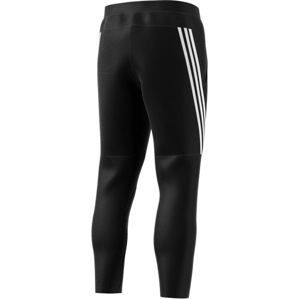 adidas Men's AeroReady Woven 3S Pants (Black/White) - RacquetGuys