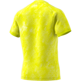 adidas Men's FreeLift Primeblue Printed Top (Yellow) - RacquetGuys