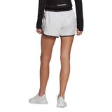 adidas Women's Marathon 4-Inch Shorts (White/Black) - RacquetGuys