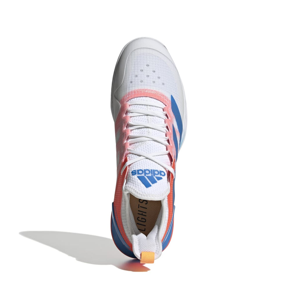 adidas Adizero Ubersonic 4 Men's Tennis Shoe (White/Blue/Red)