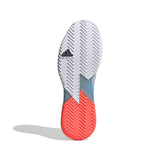 adidas Adizero Ubersonic 4 Mens' Tennis Shoe (White/Blue/Red) - RacquetGuys.ca