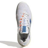 adidas Barricade Parley Men's Tennis Shoe (White/Blue) - RacquetGuys.ca