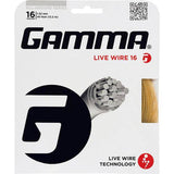 Gamma Live Wire 16/1.32 Tennis String (Natural)