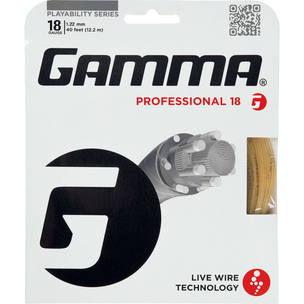 Gamma Live Wire Professional 18 Tennis String (Natural) - RacquetGuys.ca