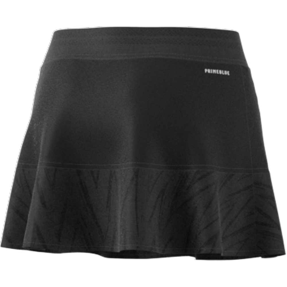 adidas Women's Tennis Primeblue Aeroknit Match Skirt (Black)