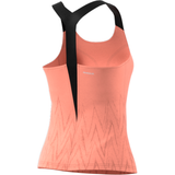 adidas Women's Tennis Primeblue Aeroknit Y-Tank Top (Ambient Blush)