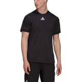 adidas Men's Tennis Primeblue Freelift Top (Black/White)