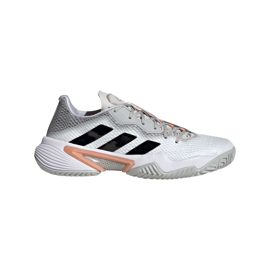 adidas Barricade Women's Tennis Shoe (Grey/Black/Blush)