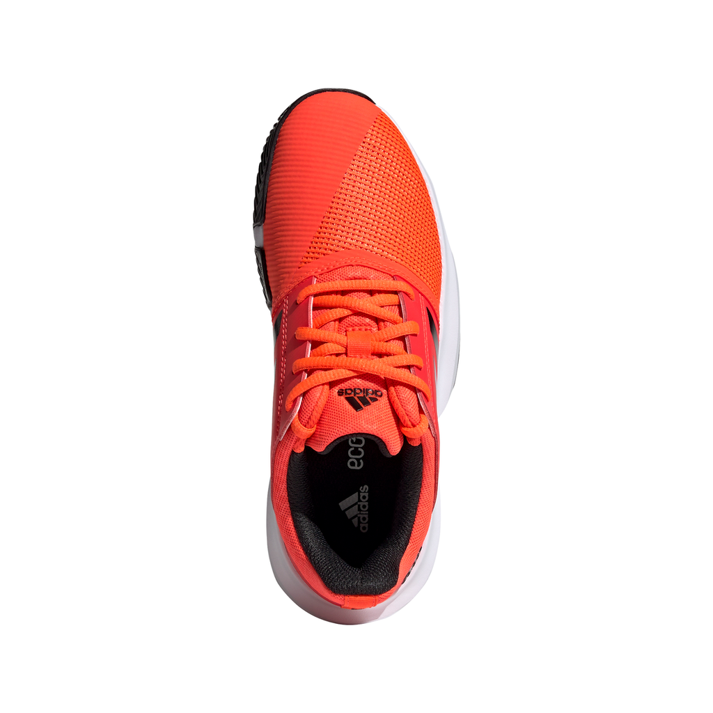 adidas CourtJam XJ Junior Tennis Shoe (Solar Red/Black/White)