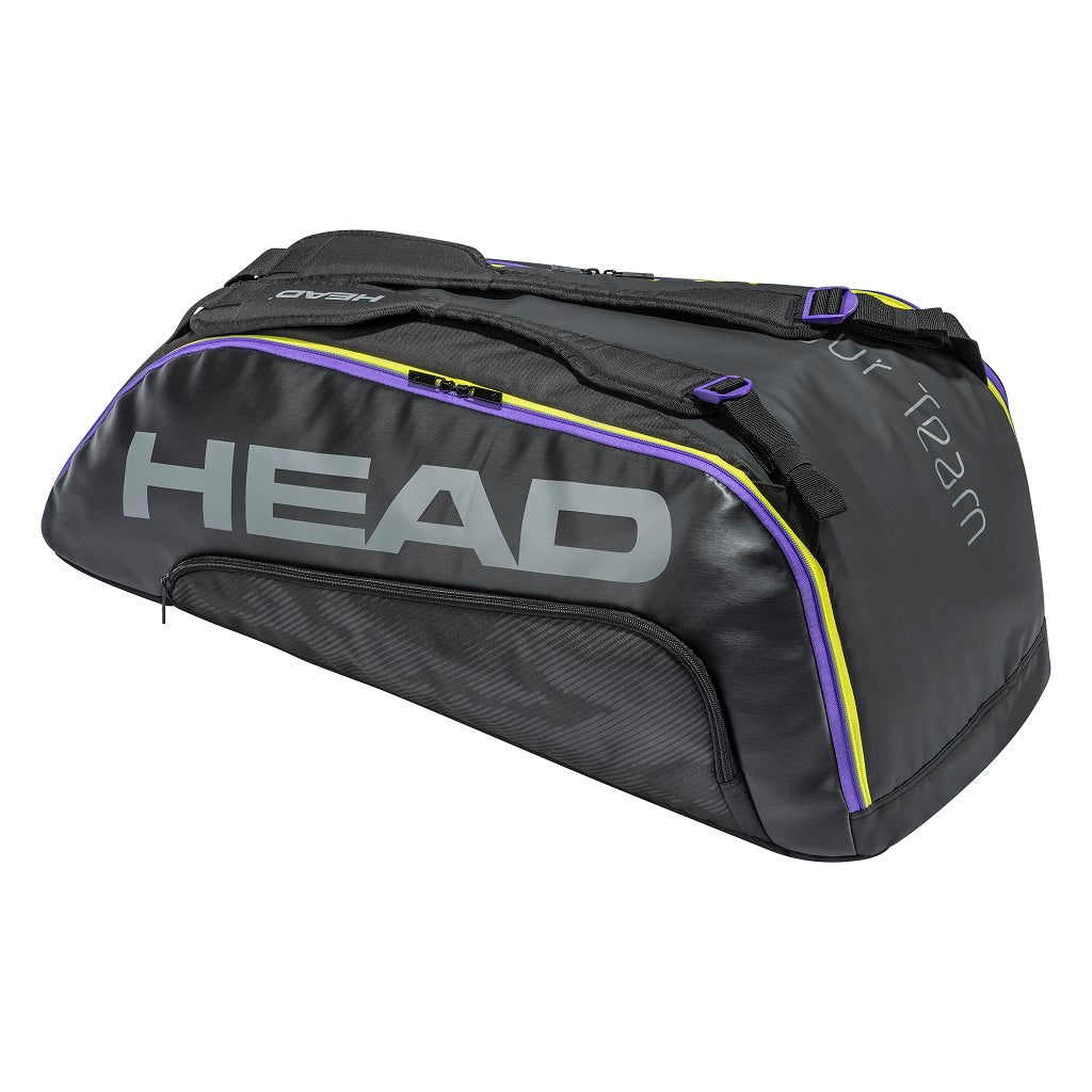 Head Tour Team Supercombi 9 Pack Racquet Bag (Black/Purple)