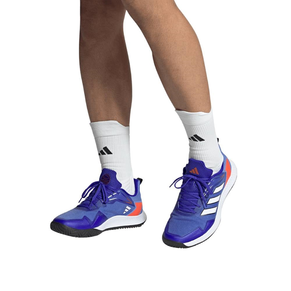 adidas Defiant Speed Men's Tennis Shoe (Blue/White) - RacquetGuys.ca