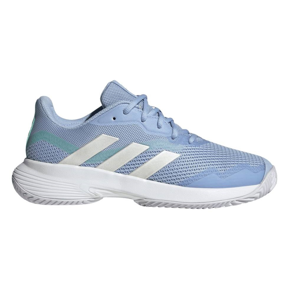 adidas CourtJam Control Women's Tennis Shoe (Blue/White) - RacquetGuys.ca