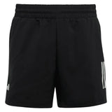 adidas Boy's 3 Stripe Club Shorts (Black)