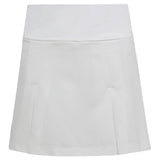 adidas Girl's Club Pleated Skirt (White)