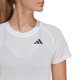adidas Women's Club 3 Stripe Top (White)
