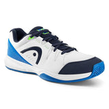 Head Grid 3.0 Mens Indoor Court Shoe (White/Blue) - RacquetGuys