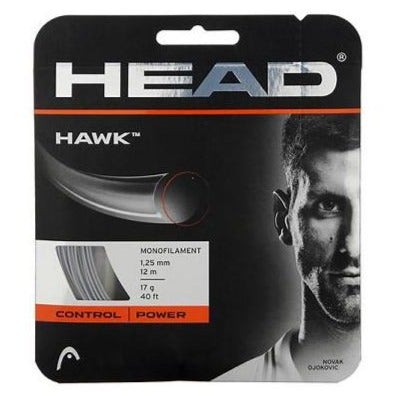 Head Hawk 17 Tennis String (Silver) - RacquetGuys.ca