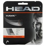 Head Hawk 18 Tennis String (Silver) - RacquetGuys.ca