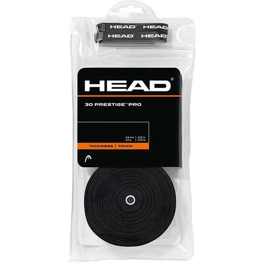 Head Prestige Pro Overgrip 30 Pack (Black) - RacquetGuys