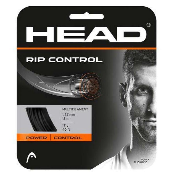 Head RIP Control 17 Tennis String (Black) - RacquetGuys.ca