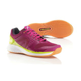 Head Sprint Pro Womens Indoor Court Shoe (Berry/Yellow) - RacquetGuys