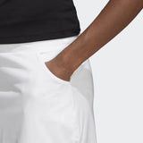 adidas Women's Club Skirt (White/Matte Silver/Black) - RacquetGuys