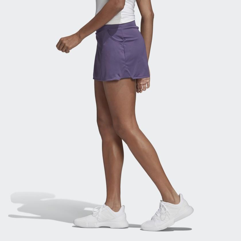 adidas Women's Club Skirt (Tech Purple/Grey) - RacquetGuys