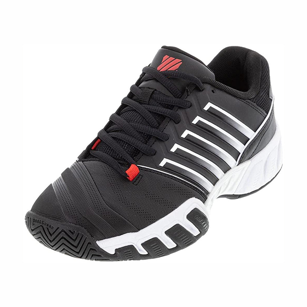 Voorwaardelijk Alternatief zwak K-Swiss BigShot Light 4 Men's Tennis Shoe (Black/White/Poppy Red) |  RacquetGuys