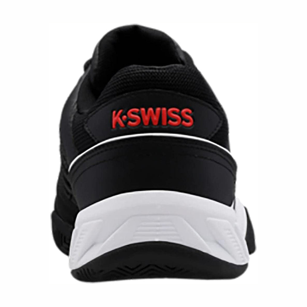 Voorwaardelijk Alternatief zwak K-Swiss BigShot Light 4 Men's Tennis Shoe (Black/White/Poppy Red) |  RacquetGuys