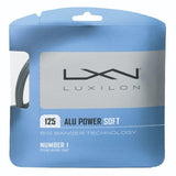 Luxilon ALU Power Soft 16L Tennis String (Silver)