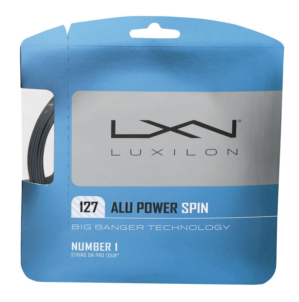 Luxilon Alu Power 16L Tennis String Reel (Silver)