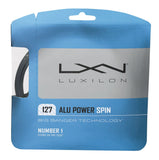 Luxilon ALU Power Spin 16L Tennis String (Silver) - RacquetGuys.ca
