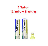 Yonex Mavis 300 Nylon Badminton Shuttlecocks 2 Pack (Yellow)