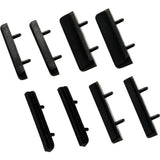 Gamma Support Post Protect Pads Black - 6 and 12 o'clock (Set of 8) - RacquetGuys.ca