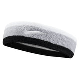 Nike Swoosh Headband (Grey/Black) - RacquetGuys.ca