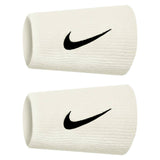 Nike Tennis Premier Doublewide Wristband (Coconut Milk/Black)