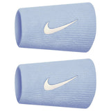Nike Tennis Premier Doublewide Wristband (Blue/White)