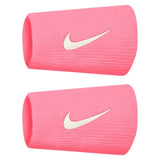 Nike Tennis Premier Doublewide Wristband (Pink Gaze/White)