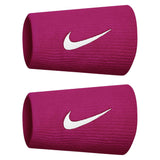 Nike Tennis Premier Doublewide Wristband (Pink/White)