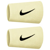 Nike Tennis Premier Doublewide Wristband (Yellow/Black) - RacquetGuys.ca