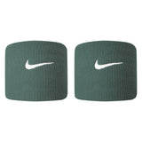Nike Tennis Premier Wristbands 2 Pack (Green/White) - RacquetGuys.ca
