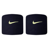 Nike Tennis Premier Wristbands 2 Pack (Navy/Yellow)