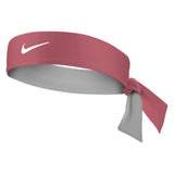 Nike Tennis Premier Tie Headband (Pink/White) - RacquetGuys.ca