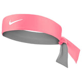Nike Tennis Premier Tie Headband (Pink Gaze/White) - RacquetGuys.ca